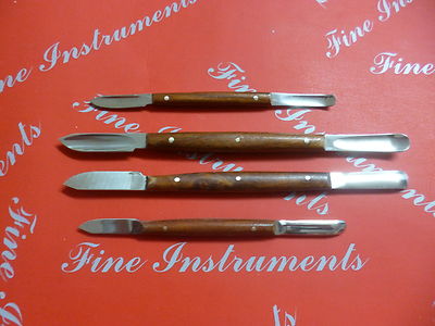 Wax knife n flagpole + Lessmann 13 cm + 16 cm 4 pieces
