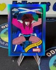 2025 Topps Chrome Marvel #123 Typhoid Mary Blue Refractor #201/299