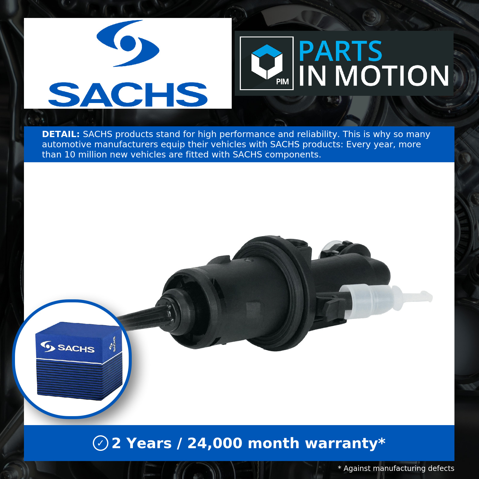 Clutch Master Cylinder fits AUDI TT RS 8J3, 8J9 2.5 09 to 14 Sachs 1K0721388A - Image 30