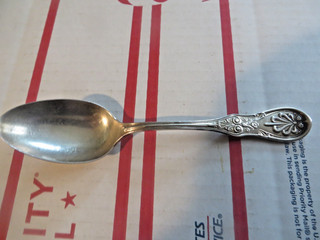 tiffany co. sterling silver spoon pa. 1890