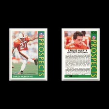 Carlos Huerta 1992 Fleer Rookie Card 439. rookie card picture