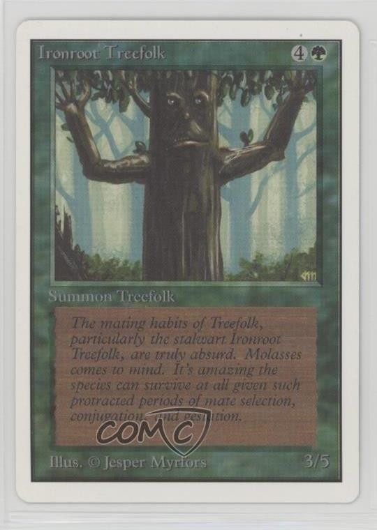 Ironroot Treefolk Magic: Unlimited Edition 1993