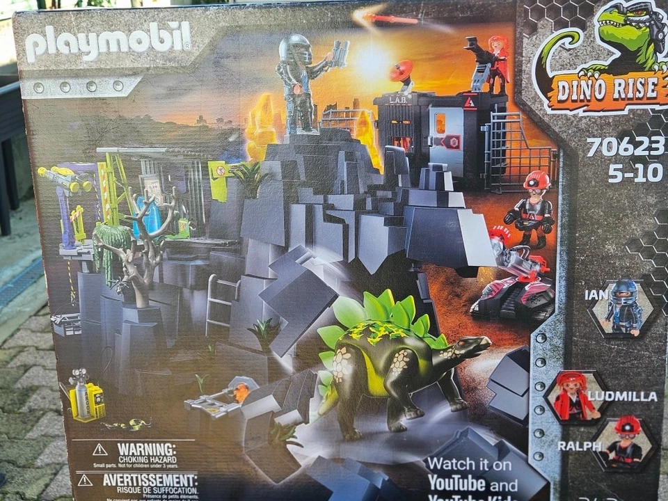 Coffret Playmobil Dinosaure 70623 boite bon etat - Photo 1/1