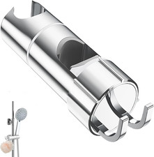 Supporto Soffione Doccia Regolabile, Porta Doccino Asta 25Mm Barra, Saliscendi S