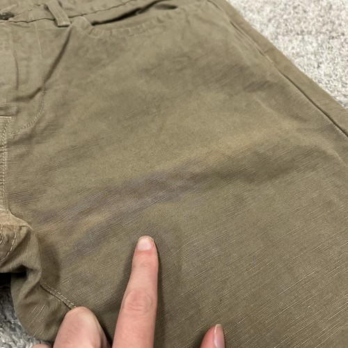 Save Khaki United Pants Mens 31X31 Cottton Linen Blend Canvas Green Made in USA - Picture 6 of 9