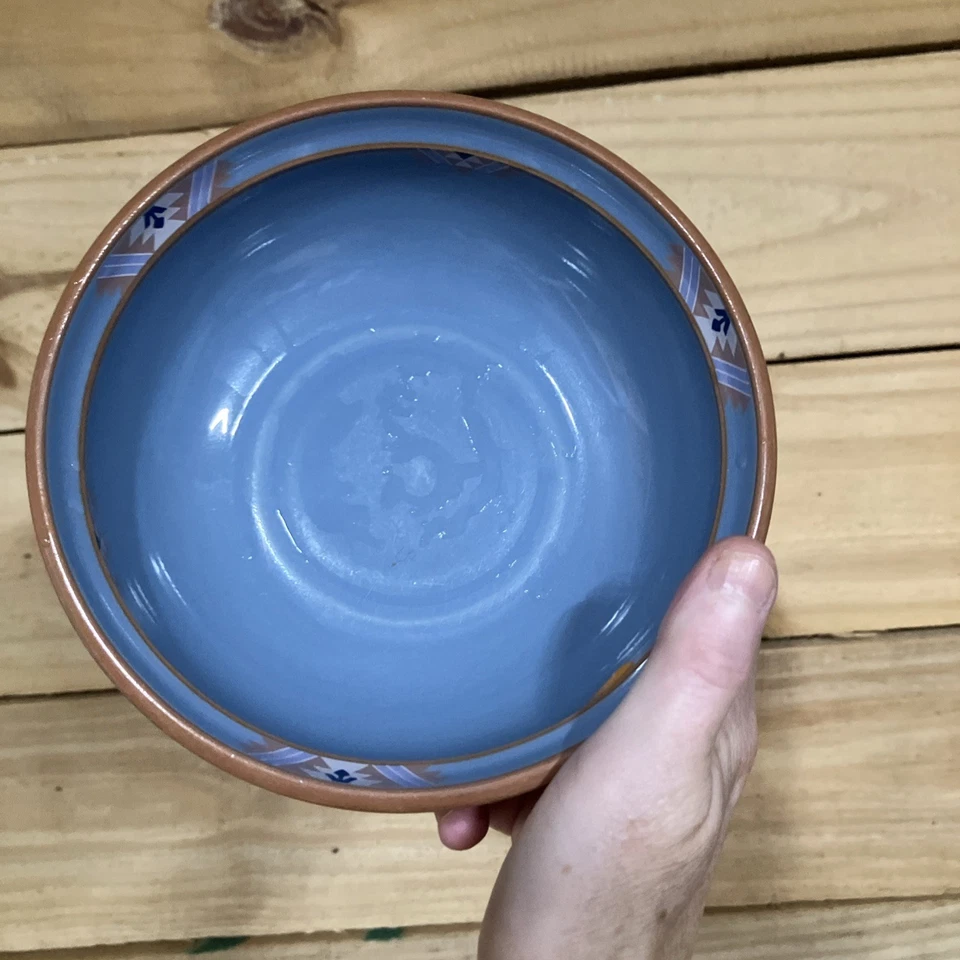 Gres Noritake Blue Adobe 8678 - Tazón de sopa de cereales años 80 90 - De colección - Japón Foto 2 de 4