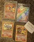New ListingPokémon TCG Charizard 4-Card Lot Base Set Holo Shining Charizard VMAX 074/073