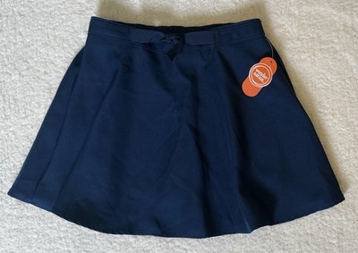 Wonder Nation Girls School Uniform Skort Size 14 Navy Blue Pull On NEW