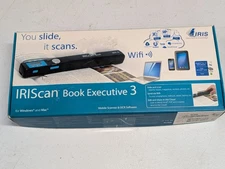 IRIScan Book 3 Executive Wireless Portable 900 dpi Color Scanner with WiFi