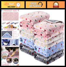 8 Pcs Guinea Pig Blankets - Absorbent Washable Fleece Bedding Cage Liners, 47x24