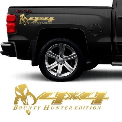 4x4 Bounty Hunter-Seitenstreifen für Autos Chevrolet Silverado 2013