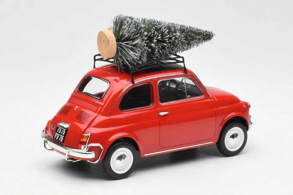 187779 Fiat 500 L Red Christmas Norev 1:18 - Immagine 2 di 4