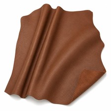Brown Leather Hides Cow Skins 12x24 Inch 2 Square Foot Craft Material Supply