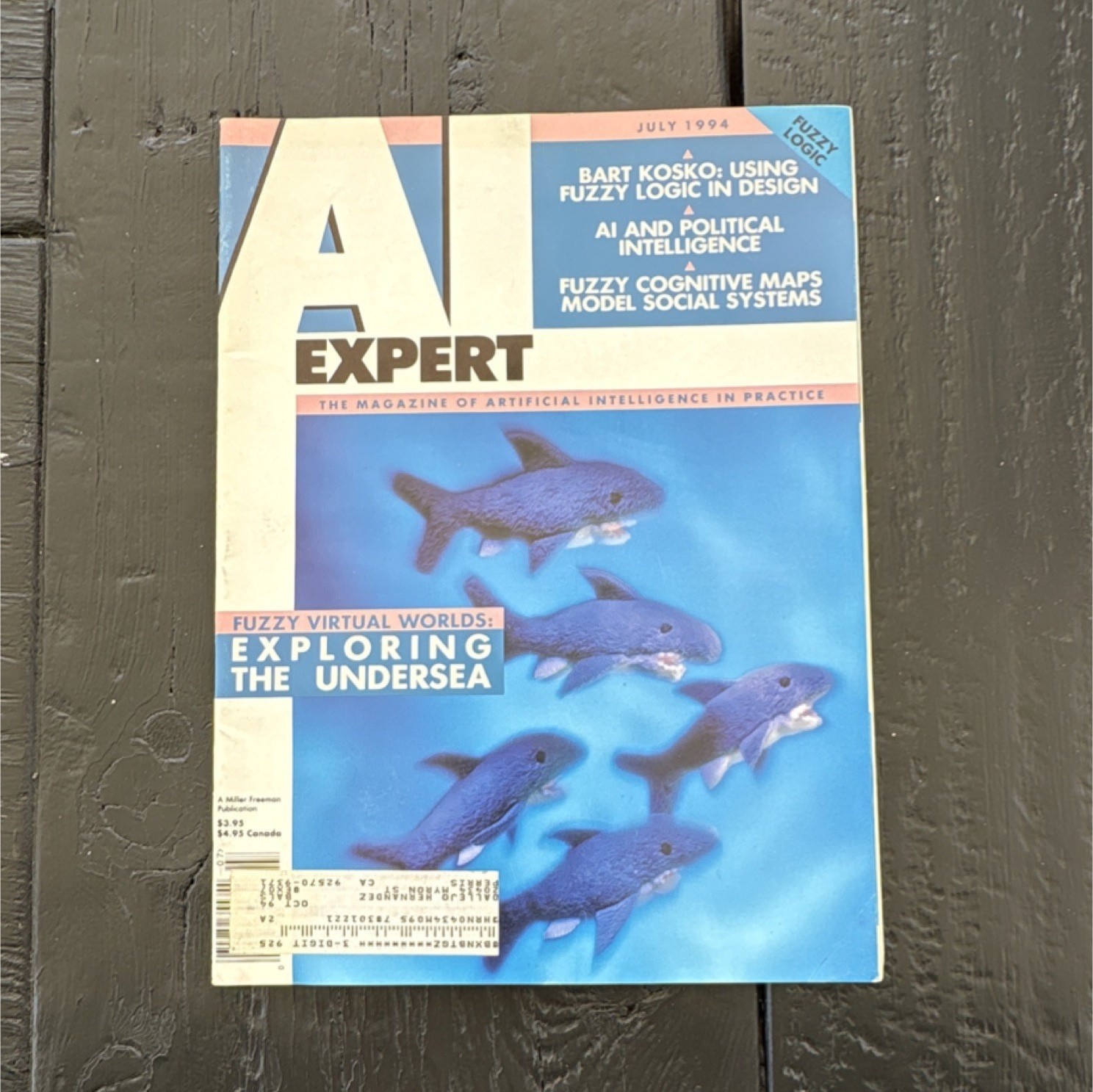 AI Expert July 1994 Fuzzy Logic Virtual Worlds Undersea Bart Kosko Magazine