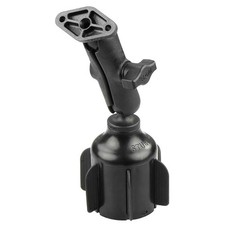 RAP-B-299-4-238U RAM Stubby Cup Holder Mount with Diamond Plat...