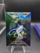 2025 Panini Crusade-Crusade Green #1-Colt Emerson - 080/249 - Seattle Mariners