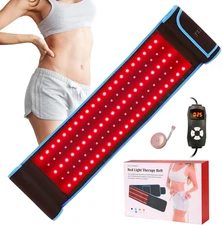 Red Light Therapy Infrared Light Therapy Wrap Belt for Body Pain Relief Wearable