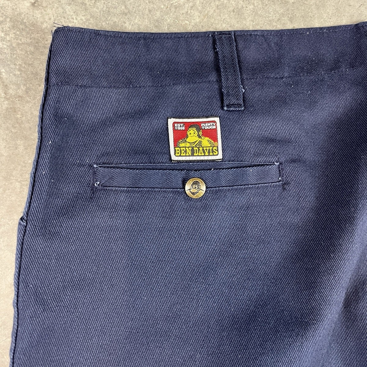 BENDAVISワークパンツ 31x32 90s made in usa Ben Davis Work Pants Mens 39x27 (tagged 42) Blue Work Wear