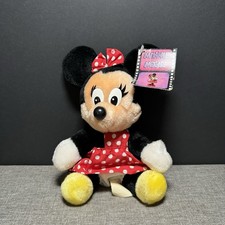Vintage Minnie Mouse Plush 90s Disneyland Walt Disney World Park Tag