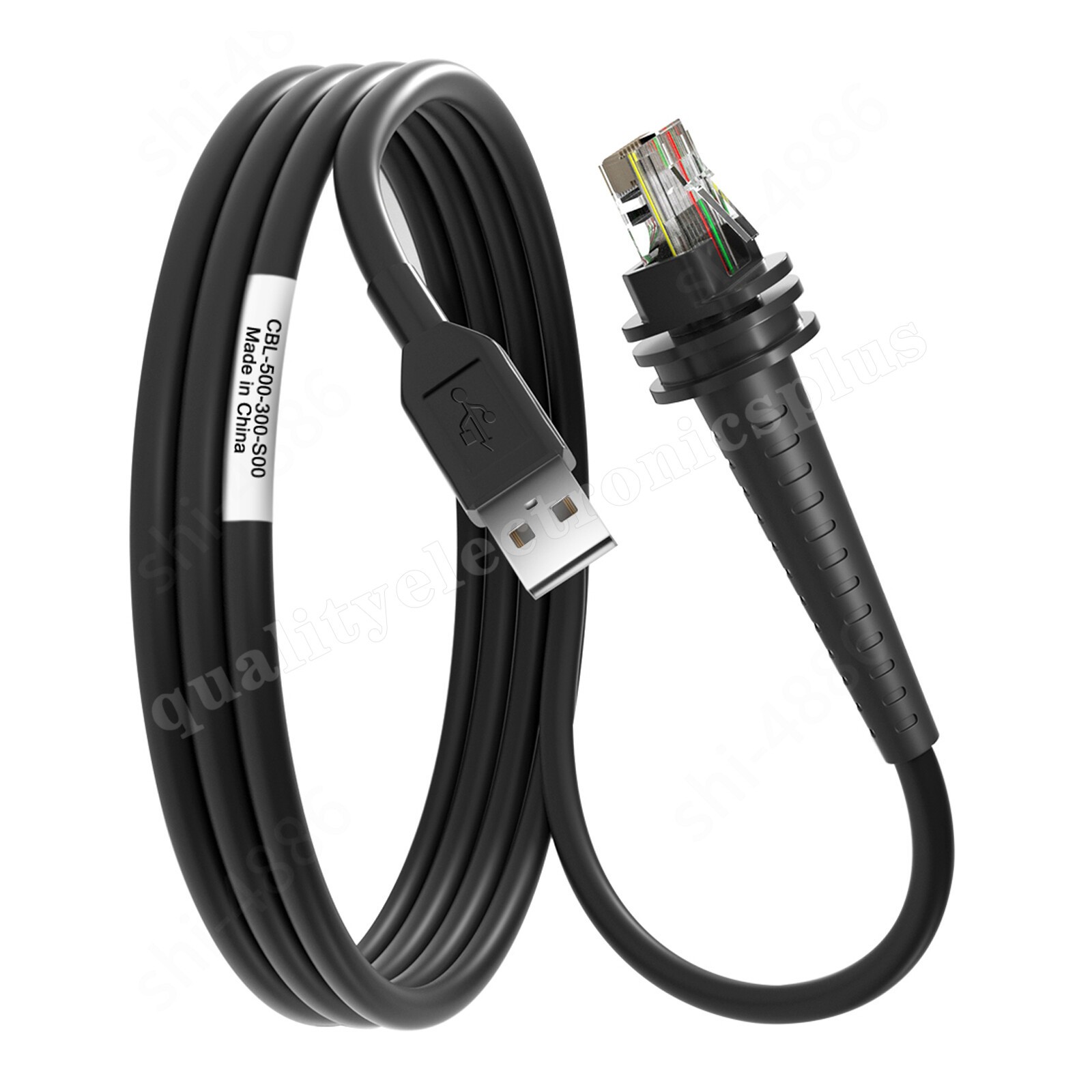 USB RJ45 Connecting Cable Compatible for Honeywell 1950G-SR 1910i-ER 1981i-FR