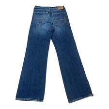 Abercrombie Kilburn Low Rise Boot Button Fly Dark Wash Denim Jeans Boy  s 14 Slim