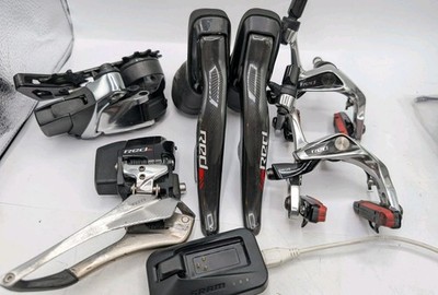 Sram Red eTap 11 Gruppe Rennrad Schaltung Felgenbremsen Set 2x11-Fach Long Cage 