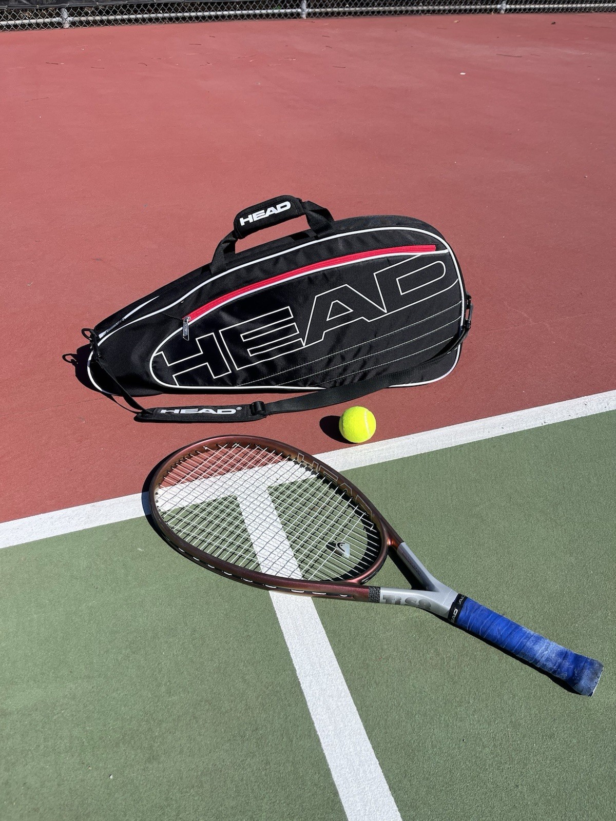 Head Ti.S8 Xtralong Titanium Tennis Racquet  4 1/4 Grip W/ 3