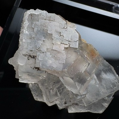 AAA+ Ice Clear Fluorite w/ Quartz Natural Crystal Xianghuapu China Raw Specimen