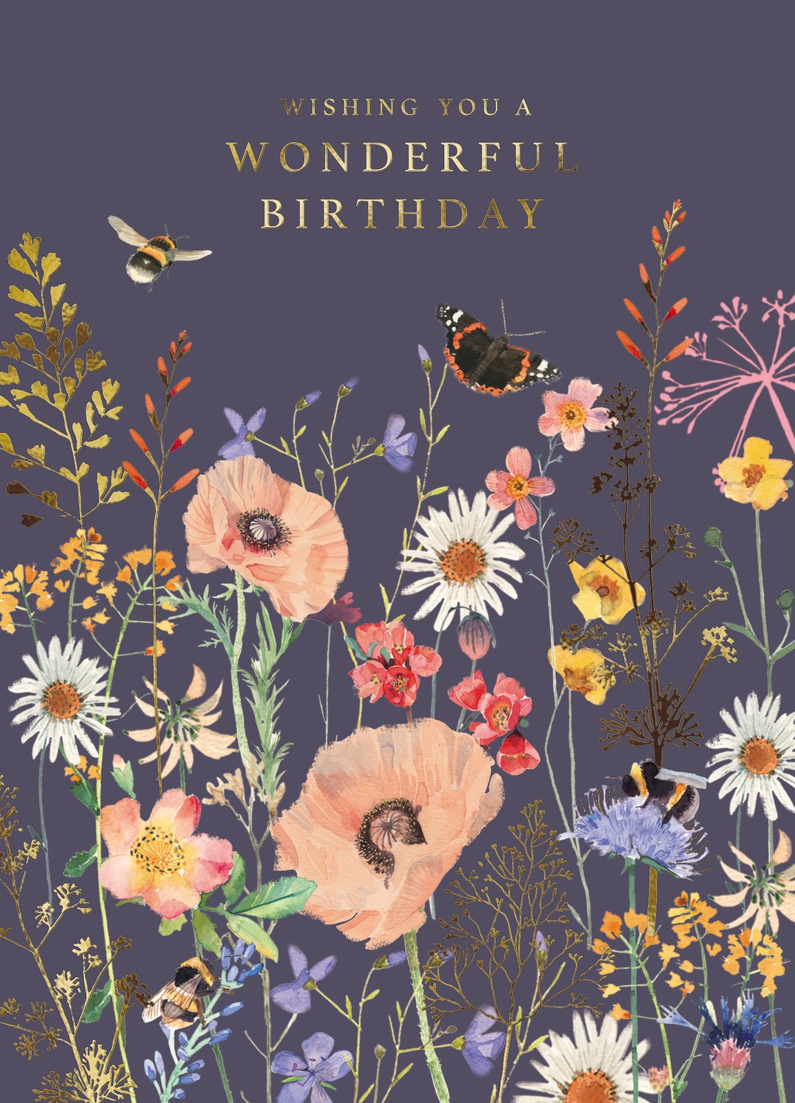 Wild Meadow Flowers Wonderful Birthday Greeting Card A Year In The Garden Cards