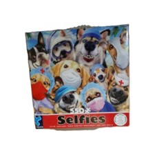 Ceaco Selfies, Dogs In Masks Jigsaw Puzzle. 550 Pieces. New Sealed/ 2020