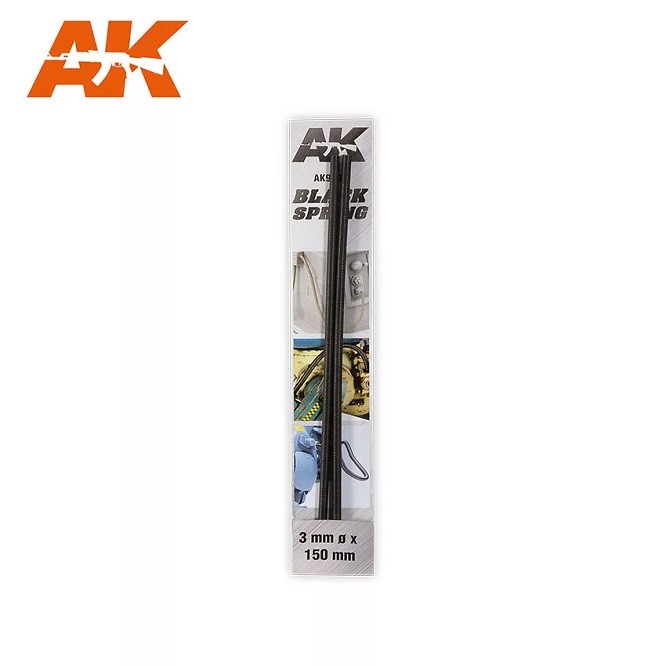 AK Interactive AK9189 - Black Spring 3Mm - New