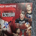 2022 WWE NXT VENGEANCE DAY SIGNED MATCH CARD AUTOGRAPH /50 RARE Breakker Knight  — photo 4