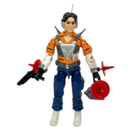 Vintage GI Joe Tiger Force Psyche Complete 3.75" Figure 1990 Euro UK Exclusive