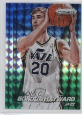 2014-15 Panini Prizm Blue & Green Mosaic Prizm Gordon Hayward #93 5l6