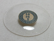 GLASS POCKET WATCH CRYSTAL WATCHMAKER SIZE 18 0/16 H 2 REPLACEMENT PART 3993