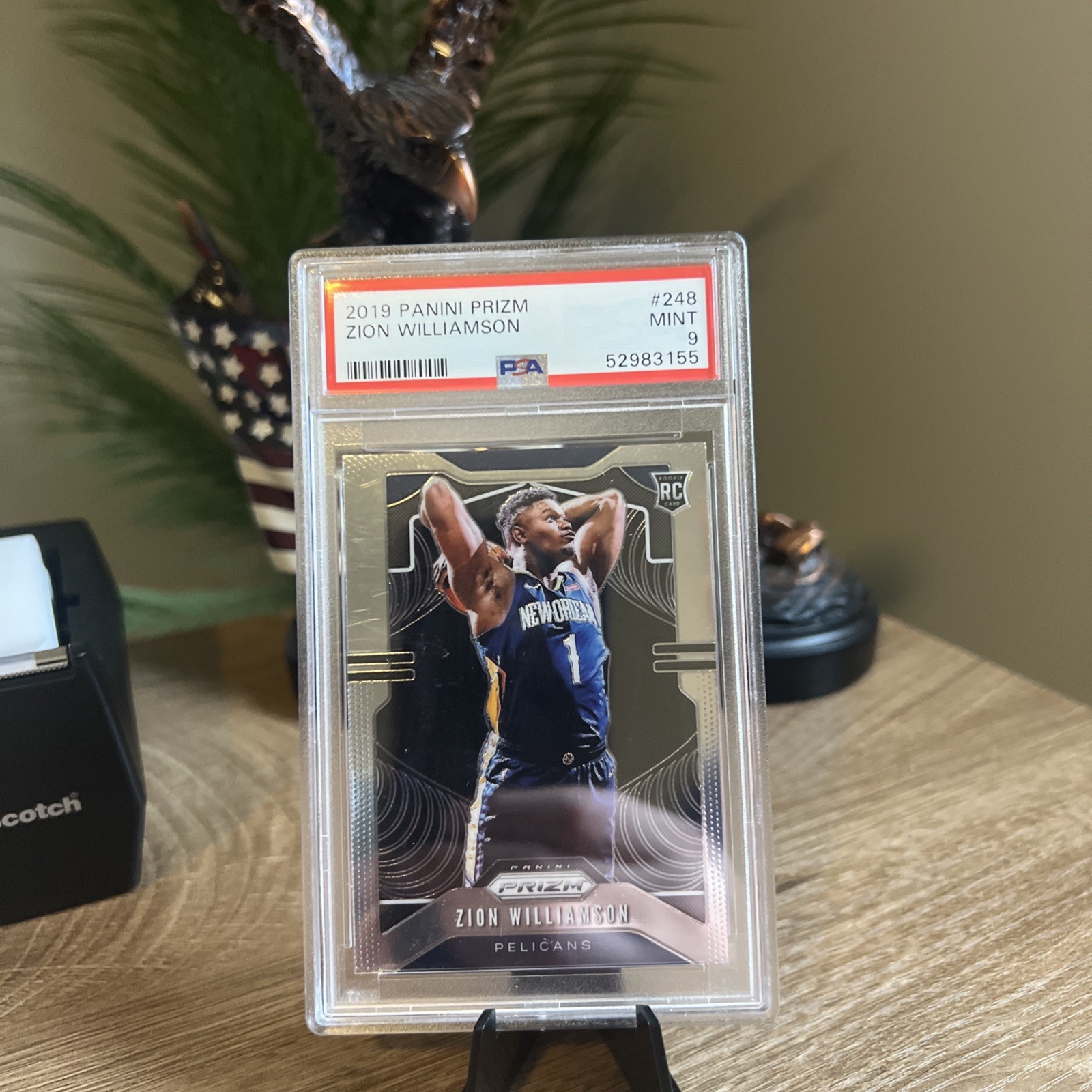 2019-20 Panini Prizm - Rookie Zion Williamson #248 Silver Prizm (RC)