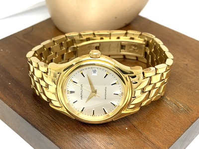 Hamilton Men's Watch 6238 Linwood Swiss Automatic Gold Tone