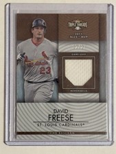 2012 Topps Triple Threads Unity Relics Sepia #TTUR-149 David Freese /27