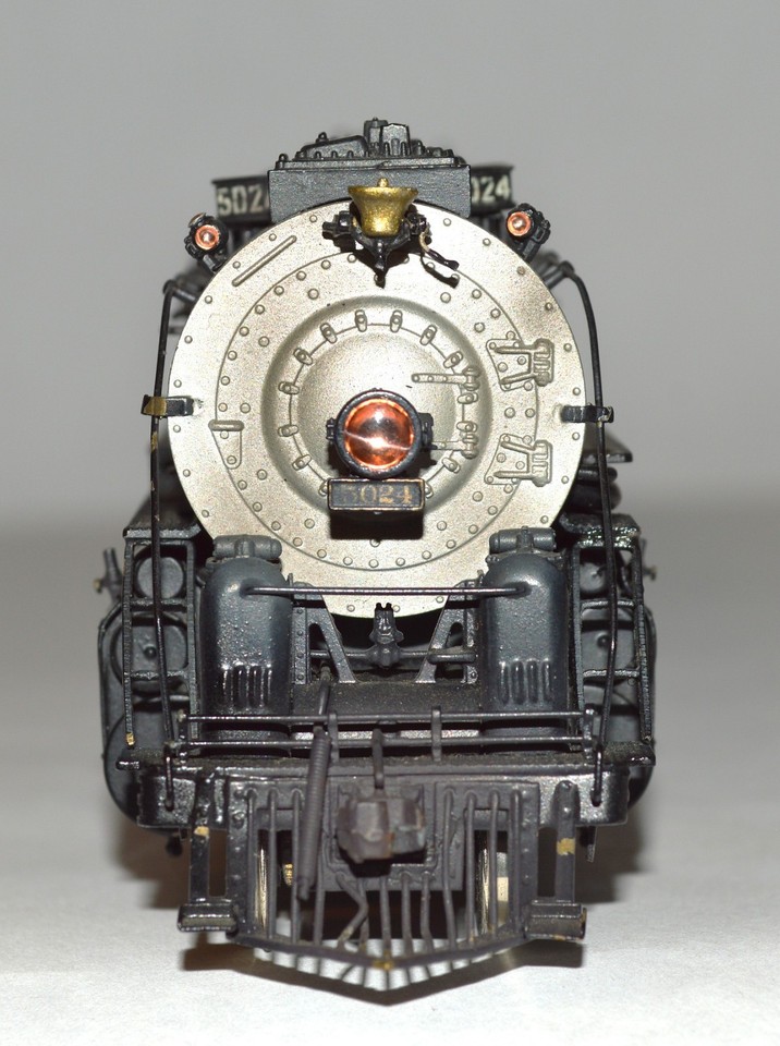 HO Brass Santa Fe ATSF 2-10-4 Custom Paint+ Weathering #5024 PFM-Japan ...
