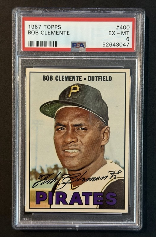 Bob Clemente 1967 Topps #400 PSA 6