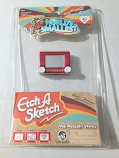 World's Smallest Functional Etch A Sketch 60 years Toy Sealed Plastic Display