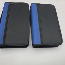 Lot of 2 CD/DVD Case Storage - Disc Case Storage Wallet Binder 48 CD each 96