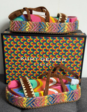 Kurt Geiger Chelsea Flatform Sandals Leather Rainbow NWB UK5 EU38 RRP£189 Free🚚