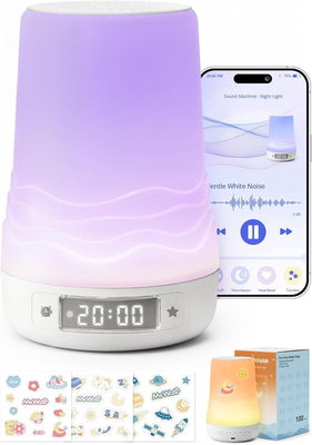 #ad White Noise Sound Machine Baby amp; Adult Sleeping with Night Light 100 Sounds A $66.73