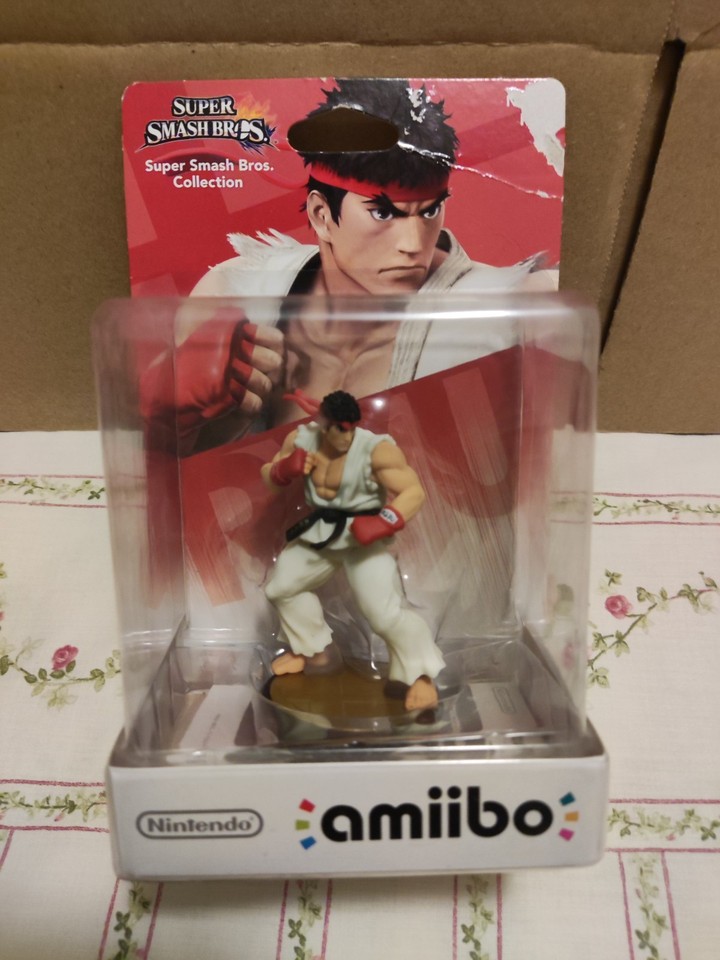 56toy Ryu New Sealed Nintendo Amiibo Super Smash Bros Street Fighter Ryu 56 AUS ...