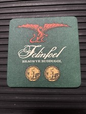 Beer Coaster Felinfoel Champion Brewers/Bragwyr Buddugol Wales - Clean - Square