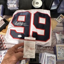 Camiseta Ricky 'Wild Thing' Vaughn Autografiada de Grandes Ligas Autenticada por la JSA