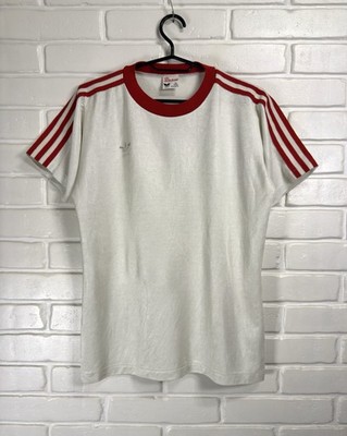 VINTAGE 1970 Adidas Erima Made West Germany Men s SZ M Football Soccer White Red