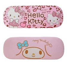 2 Pack Hello Melody Kitty Cat Cheetah Glasses Case Protector Eyeglass Sunglass