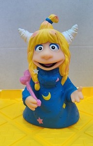 Vintage 1990 Pizza Hut Promotional Eureeka's Castle Rubber Hand Puppet 
